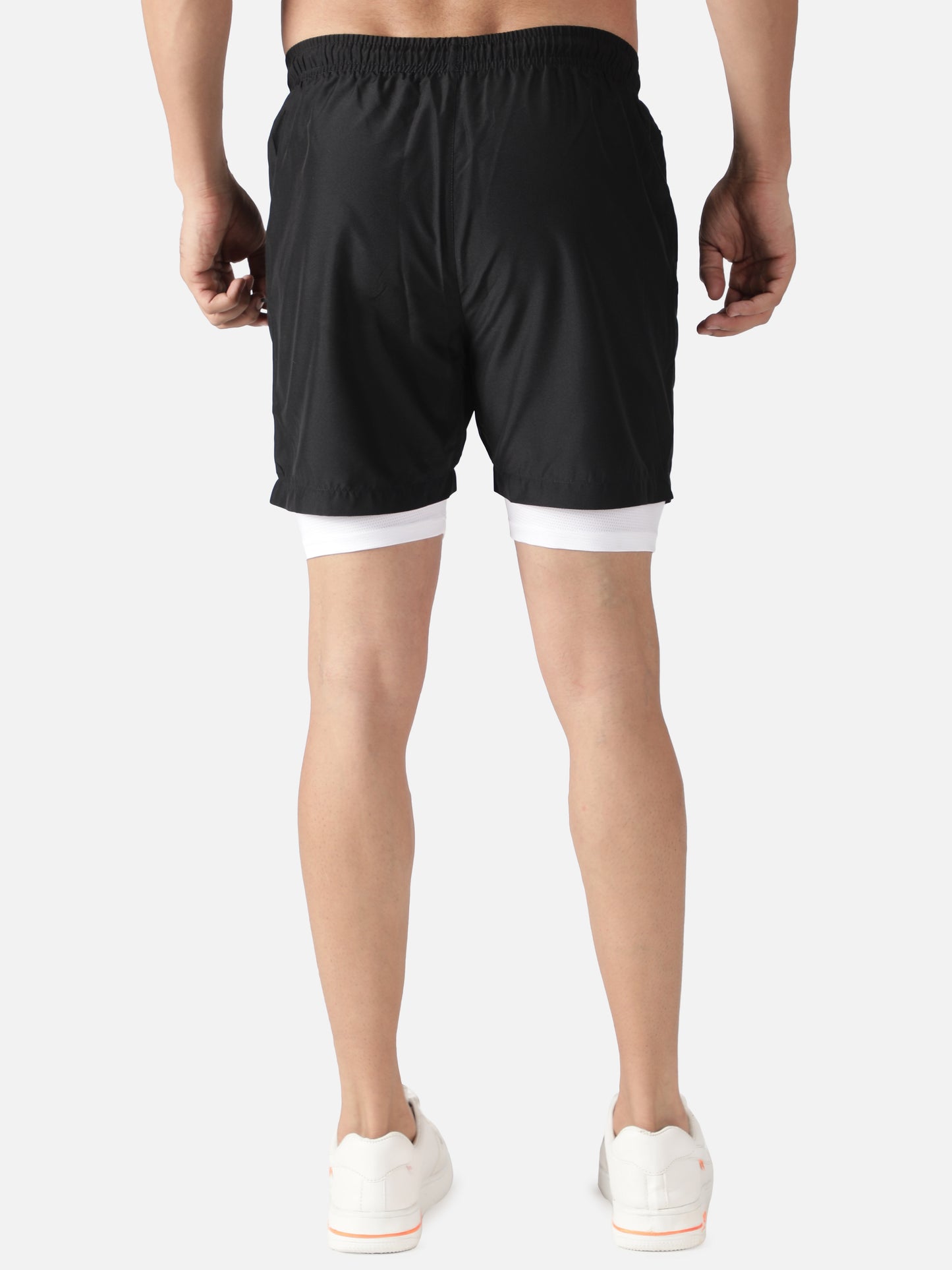 Men's Double Layer Running Saga 2IN1 Short