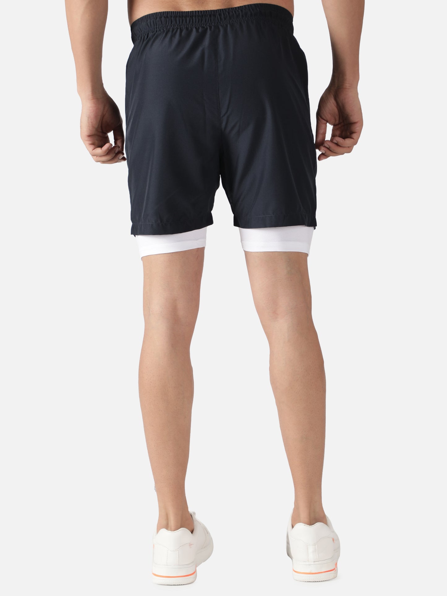 Men's Double Layer Running Saga 2IN1 Short