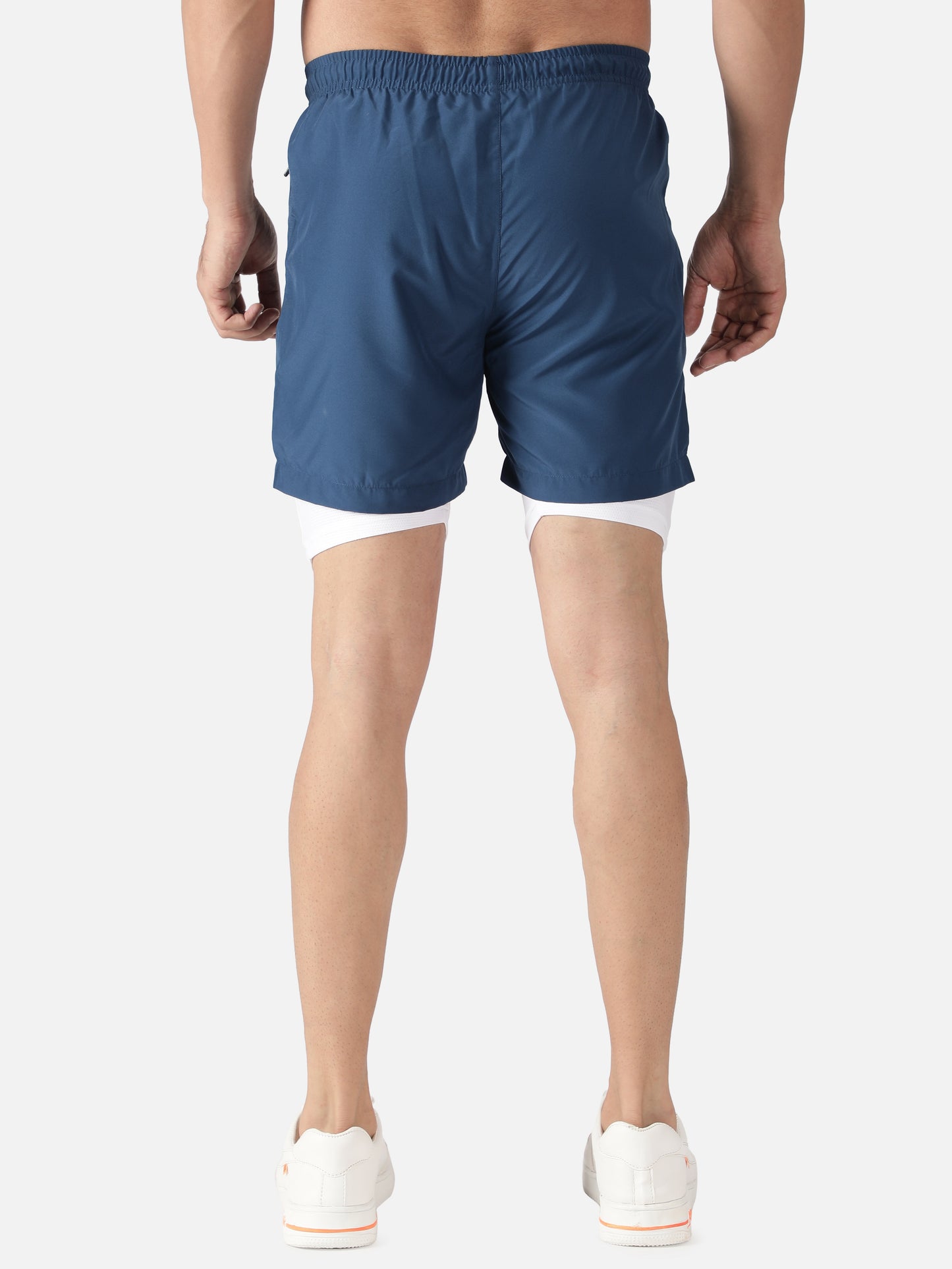 Men's Double Layer Running Saga 2IN1 Short