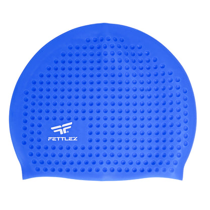 Adult Bubble Silicone Swimming Cap – 3D Sculpted, Durable & Comfortable