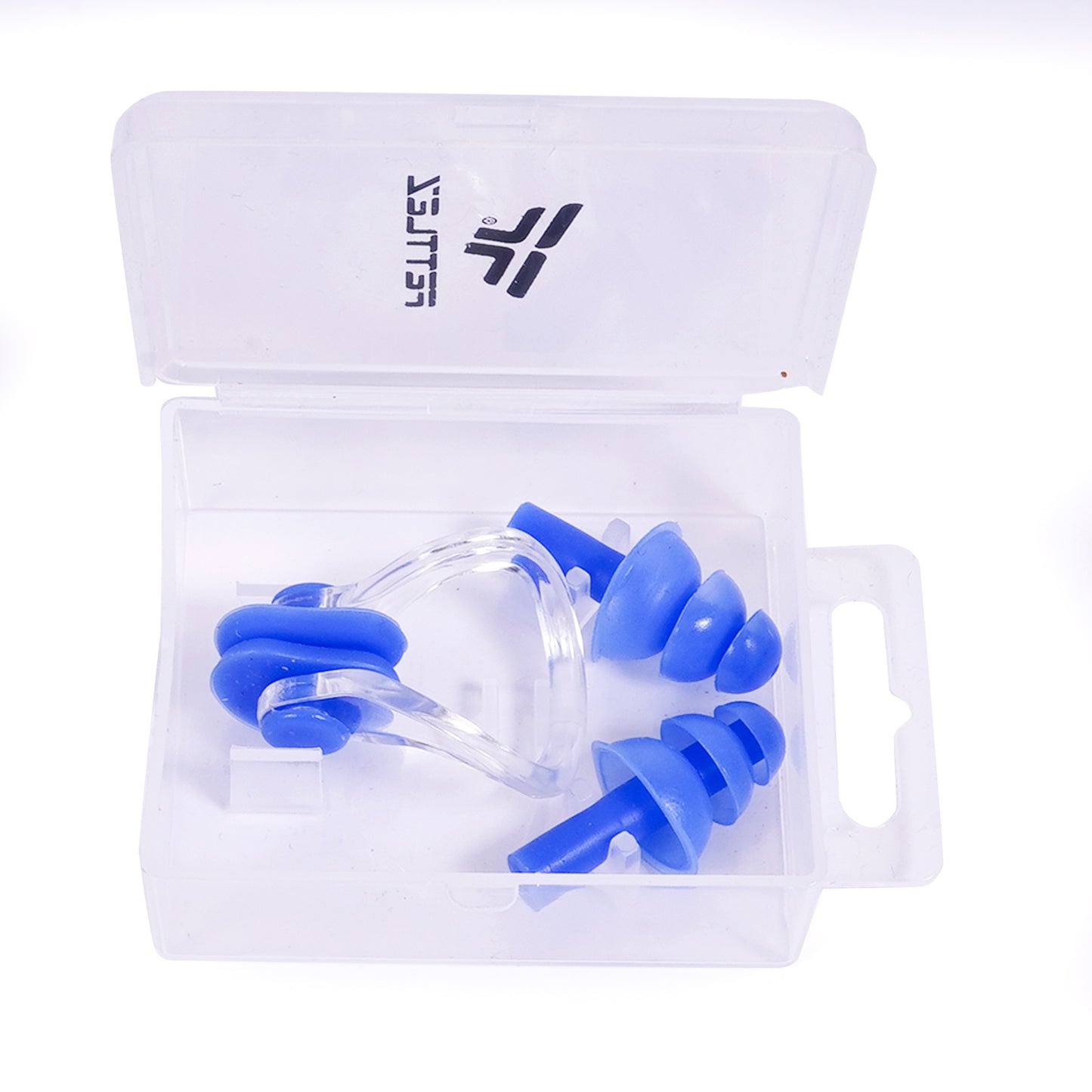 Nose Clip & Ear Plugs Set for Swimming – Suitable for Juniors & Adults | Comfortable, Reusable, Watertight Fit