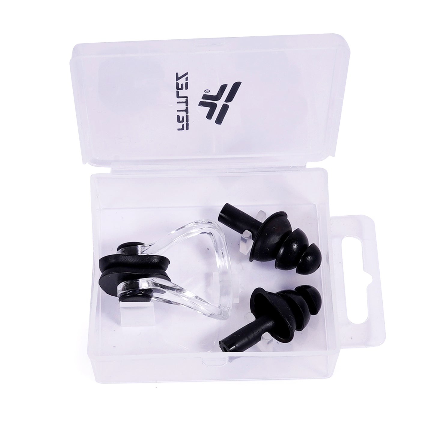 Nose Clip & Ear Plugs Set for Swimming – Suitable for Juniors & Adults | Comfortable, Reusable, Watertight Fit