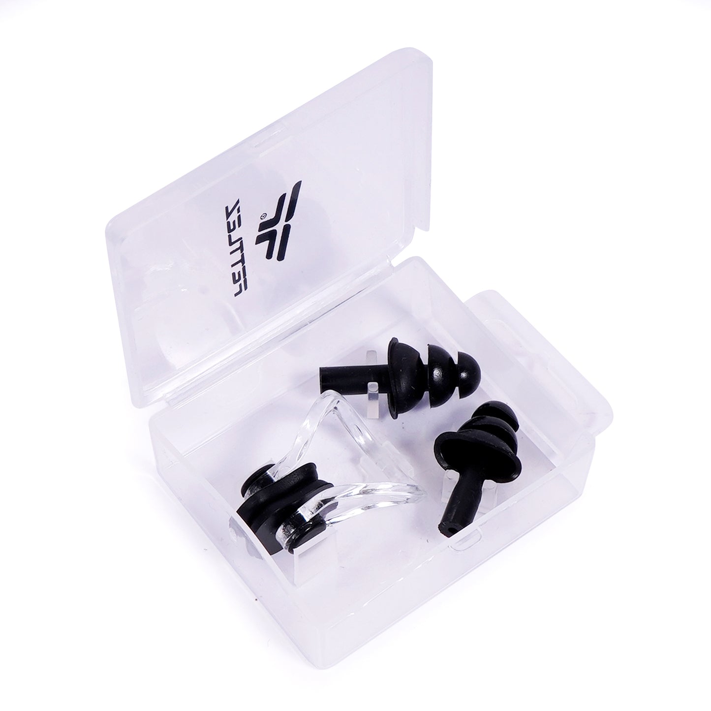 Nose Clip & Ear Plugs Set for Swimming – Suitable for Juniors & Adults | Comfortable, Reusable, Watertight Fit