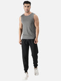 Men's Sleeveless Melange Tank Top