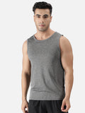 Men's Sleeveless Melange Tank Top