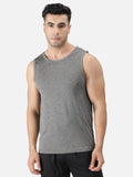 Men's Sleeveless Melange Tank Top