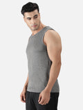 Men's Sleeveless Melange Tank Top