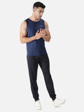 Men's Sleeveless Melange Tank Top