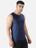 Men's Sleeveless Melange Tank Top