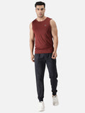 Men's Sleeveless Melange Tank Top