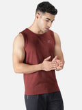 Men's Sleeveless Melange Tank Top