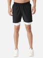 Men's Double Layer Running Saga 2IN1 Short