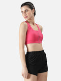 Women's Fitness-Zip Up Sports Bra