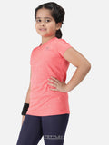 Girl's Short Sleeve Melange Training Tee