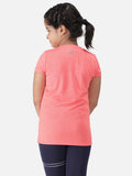 Girl's Short Sleeve Melange Training Tee