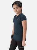 Girl's Short Sleeve Melange Training Tee